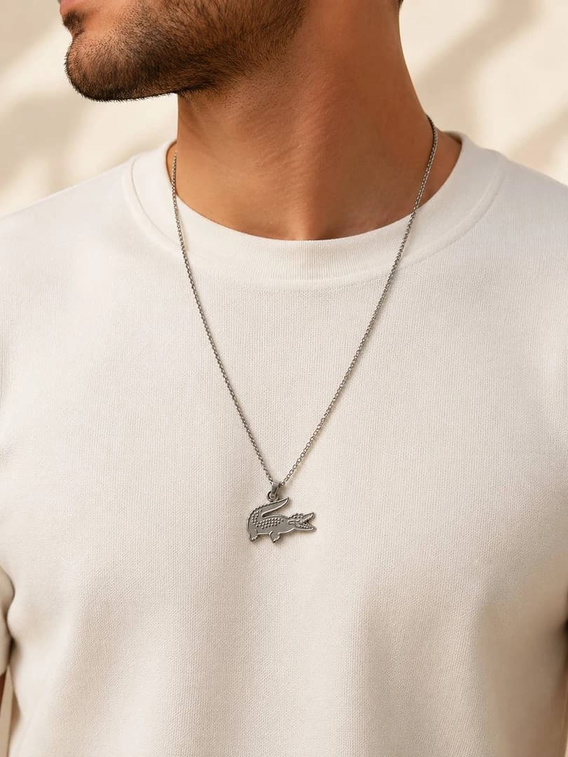 Lacoste Necklace Argent
